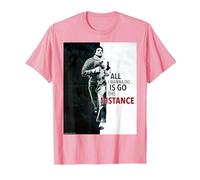 Rocky, Prends la Distance T-Shirt, Homme, Rose, XXL