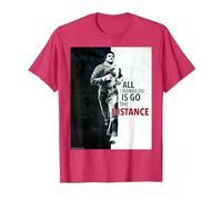Rocky, Prends la Distance T-Shirt, Homme, Rouge Chiné, L
