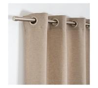 ROCLE Rideau Carnac Beige | Laine | Oeillets | 140 x 260 cm | Fabrication Française