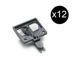 ROCO 12x boitiers d'attelage à élongation pour wagon 2 essieux - HO - ROCO 40344