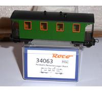Roco 34063 H0e Wagon De Voyage Vert De La Forêt Champêtre Époque 1/6 Neuf En OVP