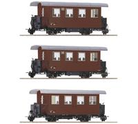Roco 34103 Lot de 3 voitures de voyageurs H0e à voie étroite ÖBB