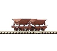 Roco 34498 Wagon Trémie Bascule Latéral H0e/009 Set (2 Wagons) Marron