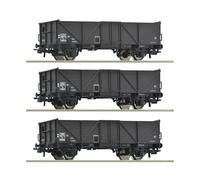 ROCO 3x wagons tombereaux, SNCF ép III - HO 1/87 - ROCO 6600141
