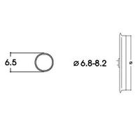 ROCO 40067 Anneaux D'Aderence CC Pour Roues Diametre 6.8-8.2 Mm 10 Pieces