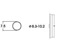 ROCO 40068 Anneaux D'Adhérence CC Pour Roues Diamètre 8.3-10.2 Mm 10 Pièces