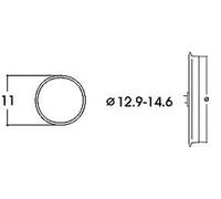 ROCO 40070 Anneaux D'Aderence CC Pour Roues Diamètre 12.9-14.6 Mm 10 Pièces
