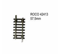 Roco Rails droits 42413 – Pack de 6 – G1/4 – Longueur 57,5 mm