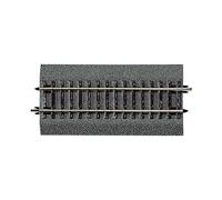 Roco Rail droit diagonal DG1 42511 Rocoline H0 119 mm avec ballast et traverses en bois 6 pièces