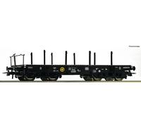 ROCO 46380 Échelle HO Wagon Plat À Essieux Transport De Marchandises Lourd DB