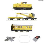 Roco 5100002 SET de démarrage analogique H0 : locomotive diesel BR 212 avec train de grue de la DB