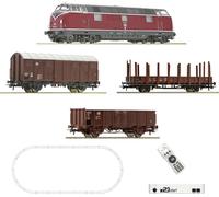 Roco 5110008 SET numérique de démarrage H0 z21 : locomotive diesel BR 221 avec train de marchandises de la DB