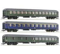 Roco 6200051 Lot de 3 H0 1 : D 377 « Hispania Express » de la DB 2ème classe Büm 234, 1ère classe Aüm 203, demi-bagage BDüm 273