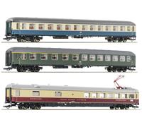 Roco 6200052 Lot de 3 H0 2 : D 377 « Hispania Express » de la DB 2ème classe Büm 234, 1./2. Classe ABüm 225, wagon-restauran