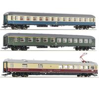 Roco 6200052 Lot de 3 H0 2 : D 377 « Hispania Express » de la DB 2ème classe Büm 234, 1./2. Classe ABüm 225, wagon-restauran