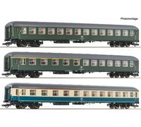 Roco 6200053 Coffret de 3 voitures 3 : D 377 "Hispania-Express", DB