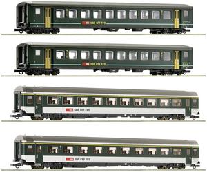 Roco 6200091 Lot de 4 H0 2 « IR 1617 » de la SBB
