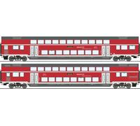 Roco 6200145 Lot de 2 wagons à deux étages H0 de la DB AG