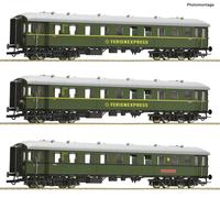 Roco 6200235 H0 3 pièces Set: Voiture de voyage « Ferienexpress » (DC) Jeu de voitures de la Deutsche Bundesbahn