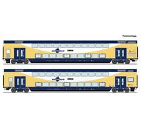 Roco 6220106 Lot de 2 wagons à deux étages H0 le métronome 2 ème classe DBpza