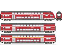 Roco 6220144 Set de 3 voitures à deux étages de la DB AG H0