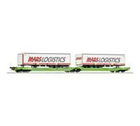 Roco 6600005 Wagon articulé à deux poches H0 T3000e de la CFL Cargo