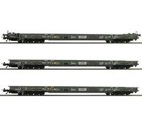 Roco 6600092 H0 Lot de 3 autoroutes roulantes HUPAC, Ep. V-VI