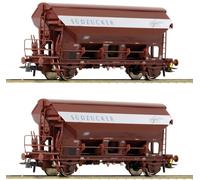 Roco 6600124 SET de 2 wagons de toit pivotant H0 de la DB