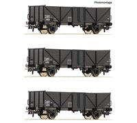 Roco 6600141 - Set de 3 wagons tombereau, SNCF - HO (1:87)