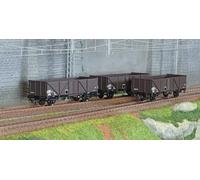 ROCO 3x wagons tombereaux, SNCF ép III - HO 1/87 - ROCO 6600141