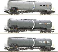 Roco 6600143 SET de 3 wagons-citernes H0 de la Wascosa