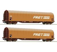 Roco 6600161 SET de 2 wagons à glissières de la SNCF H0