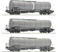 ROCO Set 3x wagons citernes à bogies NACCO ép. VI - HO 1/87 - ROCO 6600197