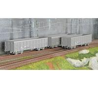 Roco 6600203 Set de 3 wagons tombereaux à bogies, type Fas, SNCF