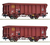 ROCO 6600251 Coffret de 2 voitures : voiture à toit enroulable, SNCF HO - Ep IV