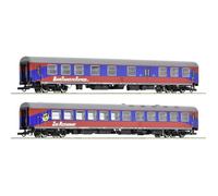 Roco 74027 Lot de 2 voitures de voyageurs H0 de la BTE