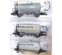 Roco 77021 H0 Set 3 Kesselwagen VEB Hydrierwerke Zeitz Flicken DR Ep. 4 Neuf
