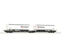 Roco 77390 H0 Chariot articulé Double Poche T3000e de Transport combiné