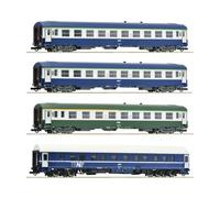 ROCO Coffret 4x voitures voyageurs SNCF "Arlberg-Express" ép. IV - HO 1/87 - RO