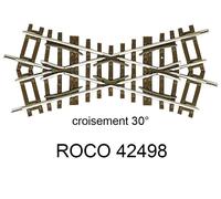 ROCO Croisement 119mm 30 degrés - HO 1/87 - ROCO 42498