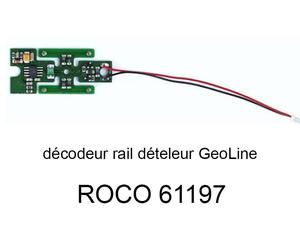 ROCO Décodeur digital pour rail dételeur en voie Geoline HO - ROCO 61197