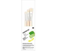 Roco Design Pinceau de démarrage Set de 3 poils de différentes tailles