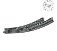 Roco Aiguillage courbe Geoline 61155 – à droite H0 R434,5 mm 30° avec ballast 3/4
