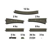 Roco Geoline Track set avec base et accessoires pour kits de démarrage numériques - 51250