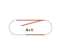 Roco H0 42020 ROCO LINE Set De Voies Gleis Gleisset Analog