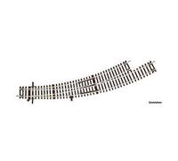 Roco H0 42472 Aiguillage Courbe Gauche R3/R4 Avec Commande Manuelle Sans Lit