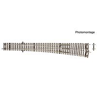 Roco H0 42491 - Aiguillage Droit Wr10 Sans Moteur (1 Pièce En OVP) Neuf