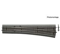 ROCO Aiguillage droite Wl10 Rocoline ballast souple - HO 1/87 - ROCO 42583
