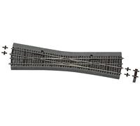Roco H0 42591 Aiguillage croisé EKW10 avec lit, longueur 345 mm, 10° - NEUF +...