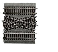 Roco Pièce centrale pour jonction de voie double Rocoline 42598 – H0 115 mm (avec ballast) – 1 pc